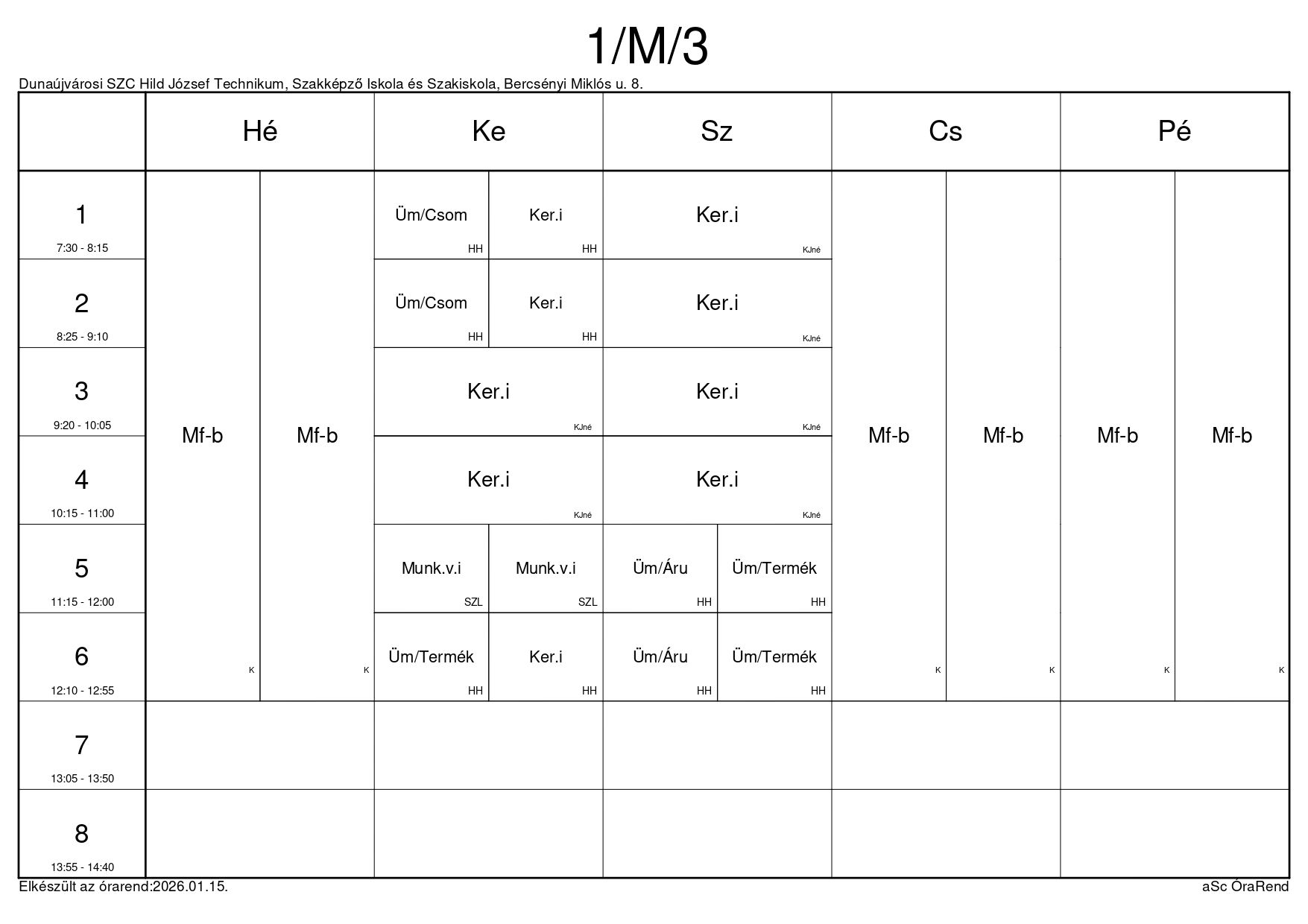 2025.szept. 5. 1.3.3 Osztály órarend.jpg