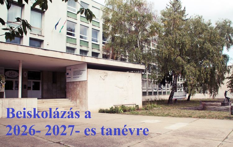Beiskolázás a 2026- 2027- es tanévre