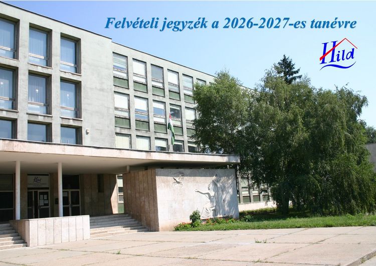 Felvételi jegyzék a 2026/2027- es tanévre