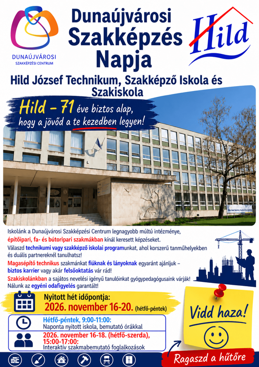 2027-2028-as tanév, felvételi tájékoztató