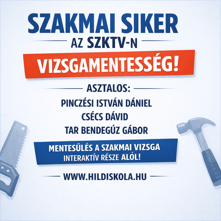 🎉Szakmai siker az SZKTV-n!🎉
