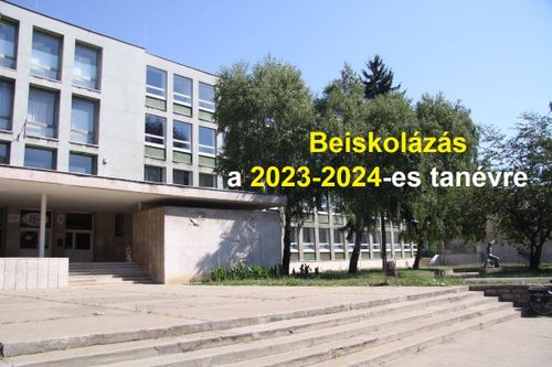 Beiskolázás a 2023-2024-es tanévre