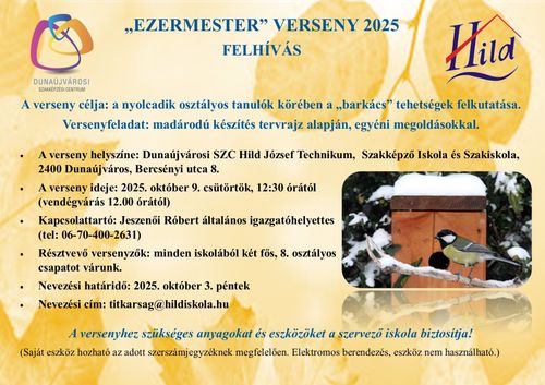 Ezermester Verseny 2025. Felhívás